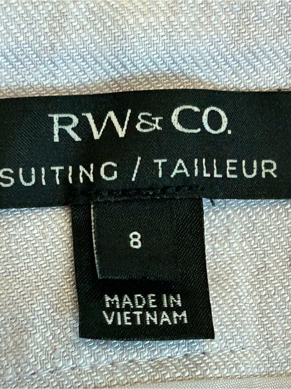 RW&CO Light Lilac Linen Blend Tailored Ankle Pants Size 8 - Picture 7 of 11